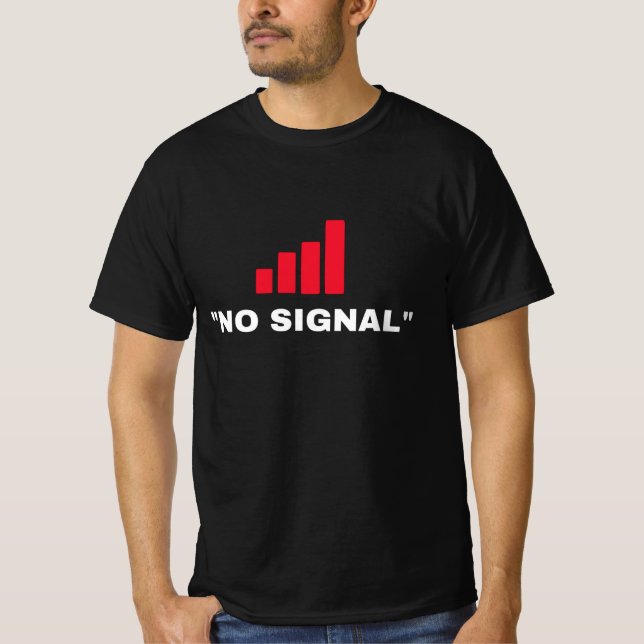 Camiseta Sin señal (Anverso)