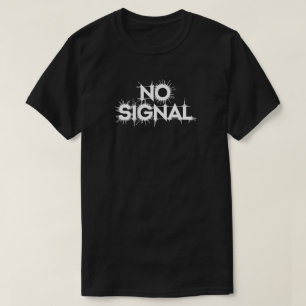 Camiseta Sin señal - Brillo en el diseño tecnológico de la 