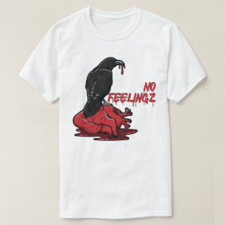 Camiseta Sin sentimientos de corazón rojo pájaro