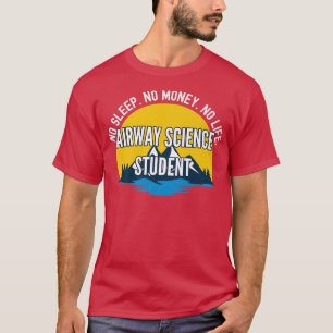 Camiseta Sin sueño sin dinero sin vida en avión estudiante