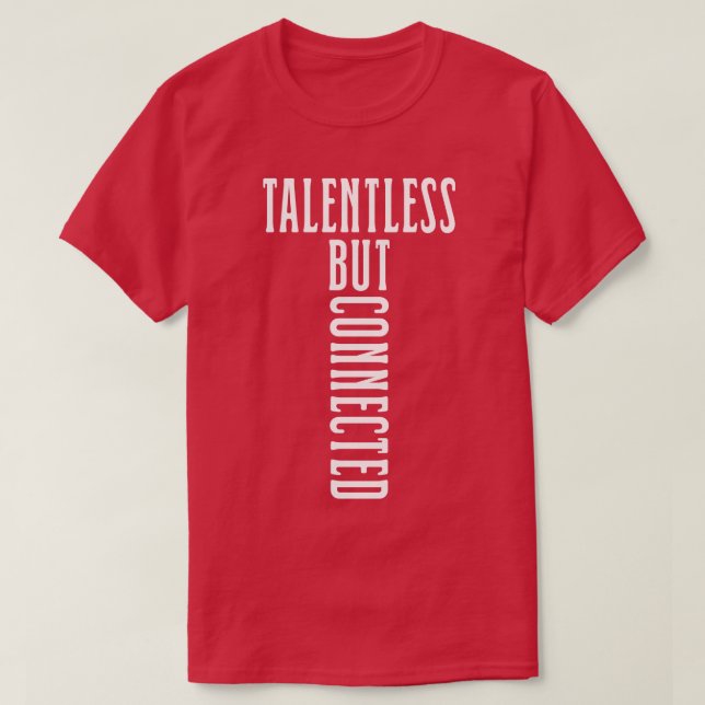 Camiseta Sin talento pero conectado 1 (Diseño del anverso)