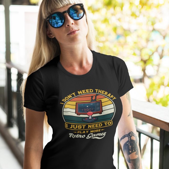 Camiseta Sin Terapia, sólo más juegos retro - Videojuego (Subido por el creador)