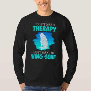 Camiseta Sin Terapia Sólo Wing Surfing Wing Relieve metaliz