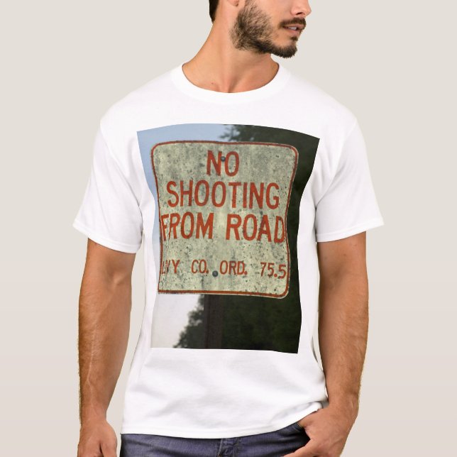 Camiseta Sin tiroteo desde Road Tee (Anverso)