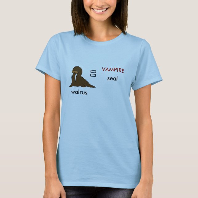 Camiseta Sin título, morsa, VAMPIRO, sello (Anverso)