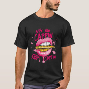 Camiseta Sin tope Cappin Hip Hop rapero de cultura negra