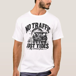 Camiseta Sin Tráfico Solo Mareas Black Ink