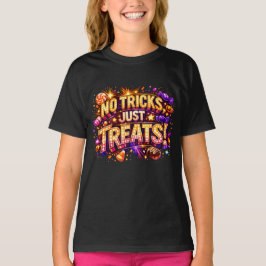 Camiseta ¡SIN TRUCOS, SOLO REGALOS! Arte de estrella de pop