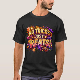Camiseta ¡SIN TRUCOS, SOLO REGALOS! Arte de estrella de pop