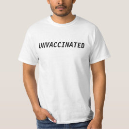 Camiseta "sin vacunar"