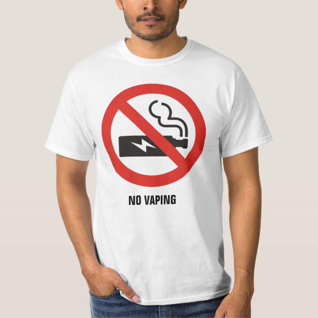 Camiseta Sin Vaping (Anverso)