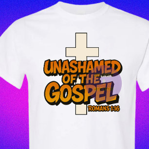 Camiseta Sin vergüenza del Evangelio - Cristiano