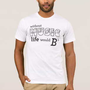 Camiseta Sin vida de la música B-Plano