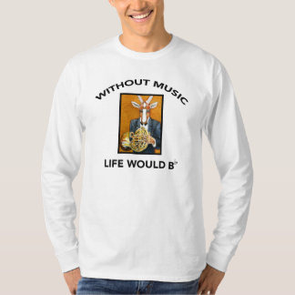 Camiseta Sin vida de la música B (plano)