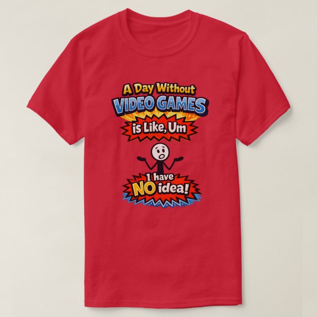 Camiseta Sin videojuegos (Diseño del anverso)