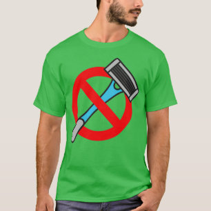 Camiseta Sin zona de afeitado Sólo barba BeardLover