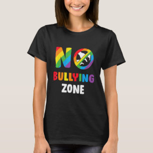 Camiseta Sin zona de bullying Concienciación de los agresor