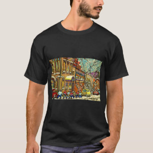 CAMISETA SINAGOGA DE LA CALLE BAGG MONTREAL Y PARTIDO DE HO