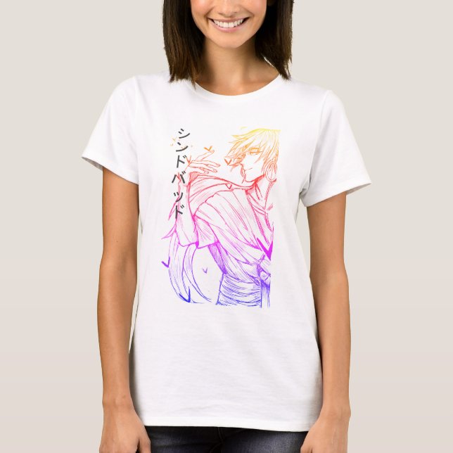 Camiseta Sinbad King - Magi: The Labyrinth of Magic (Anverso)
