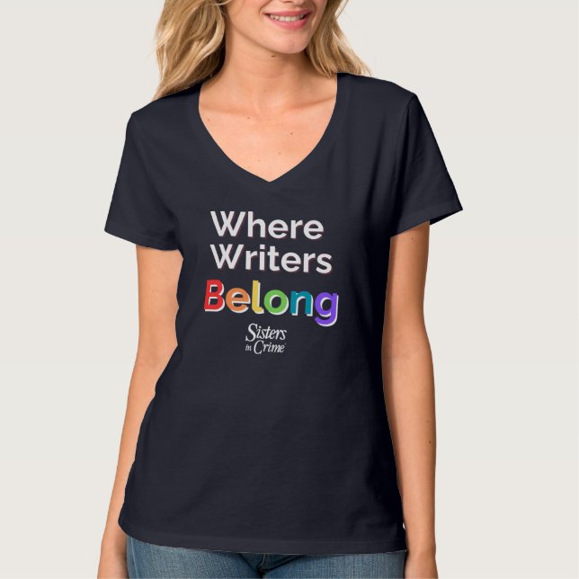 Camiseta SinC: Donde los escritores pertenecen a una camise (Anverso)