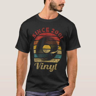 Camiseta Since 2001 Vinyl Record Collector Music