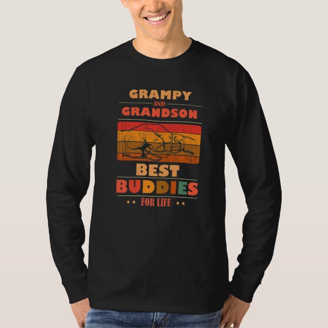 Camiseta Sincere Grandparents Buddies For Life GRAMPY Grand (Anverso)