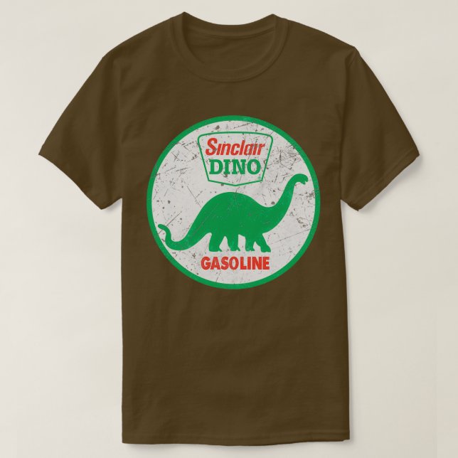 Camiseta Sinclair Gasoline Dino (Diseño del anverso)