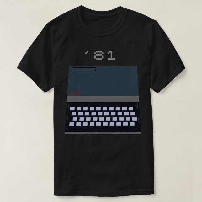 Camiseta Sinclair ZX81 Crece con usted (Diseño del anverso)