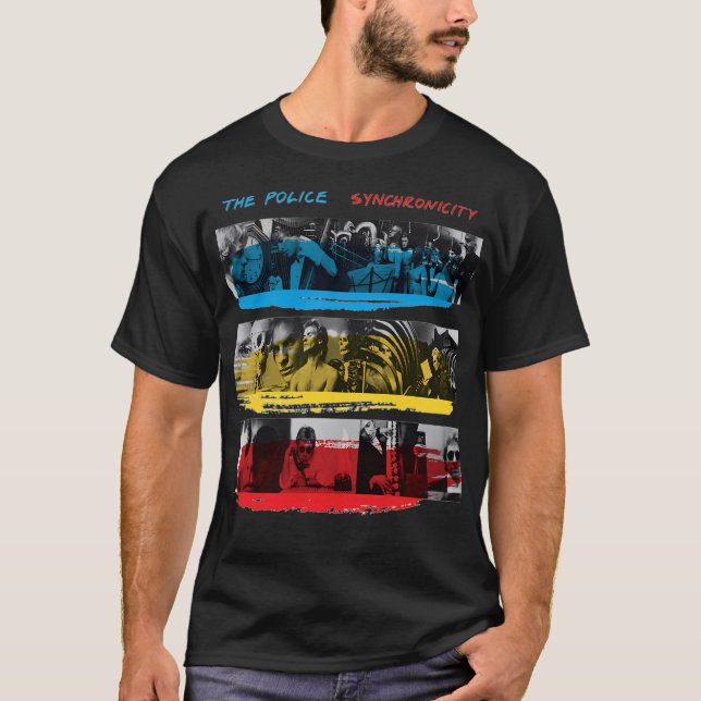 Camiseta Sincronización De La Policía (Anverso)