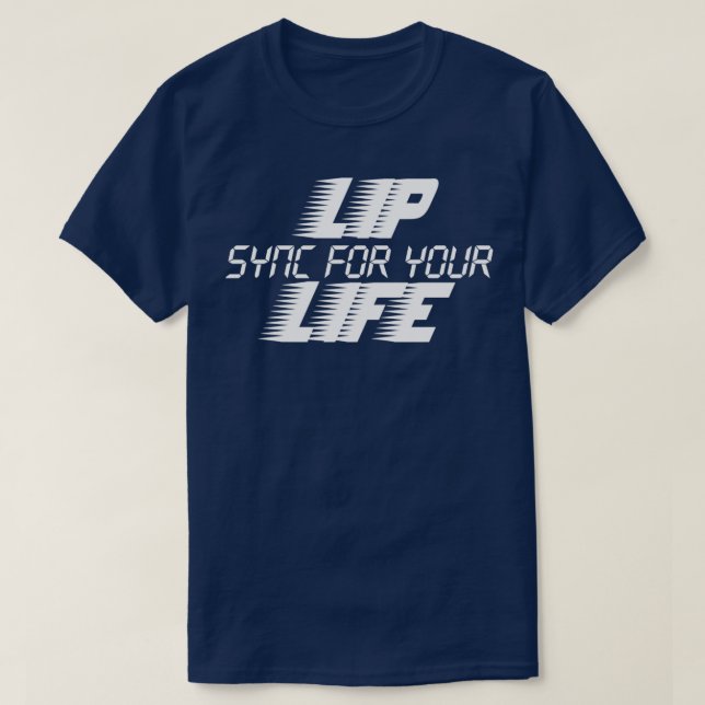 Camiseta Sincronizar Lip tu vida Classic TShirt (Diseño del anverso)
