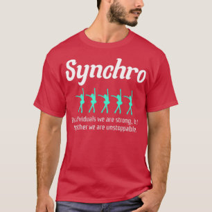 Camiseta Síncrono Sincronizado Figura Skater 2