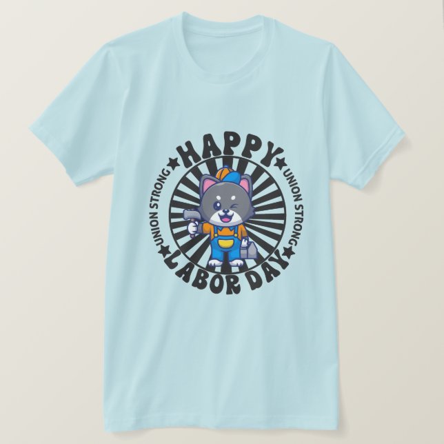 Camiseta Sindicato de Camisas Fuertes Hombres de Regalo por (Anverso del diseño)