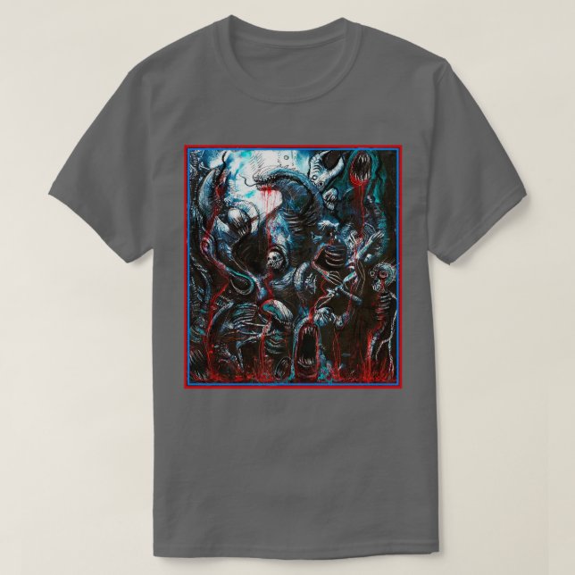 Camiseta Sindicato de monstruos 12 Regalos de arte de fans (Diseño del anverso)