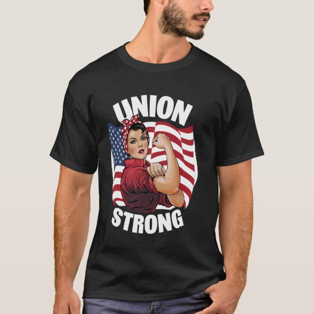 Camiseta Sindicato de Rosie, la Unión Laboral Riveter D (Anverso)