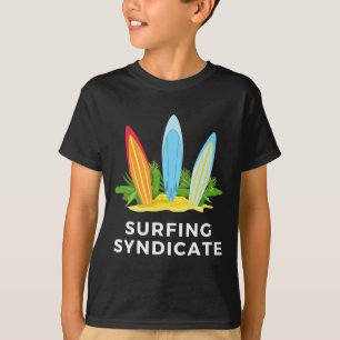 Camiseta Sindicato de surfistas de verano tabla de surf sur