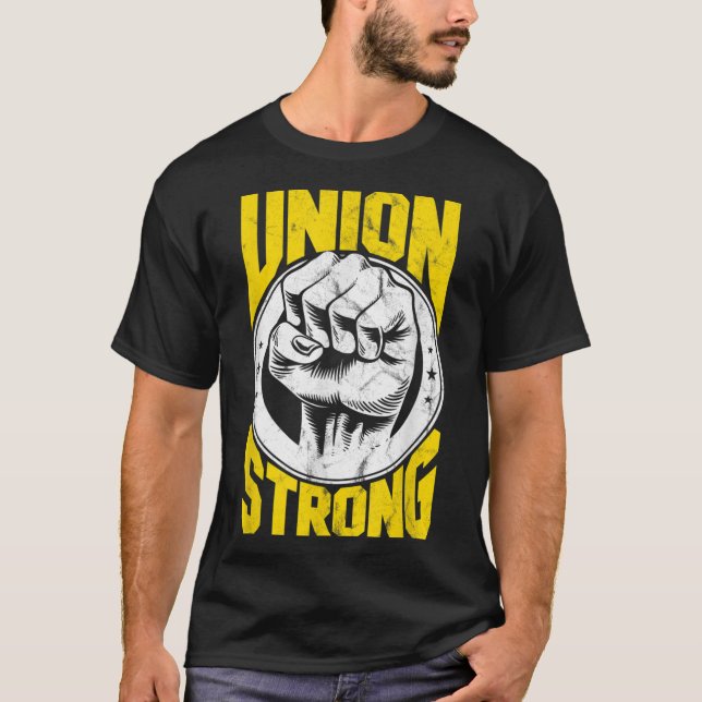 Camiseta Sindicato de trabajadores pro sindical en protesta (Anverso)
