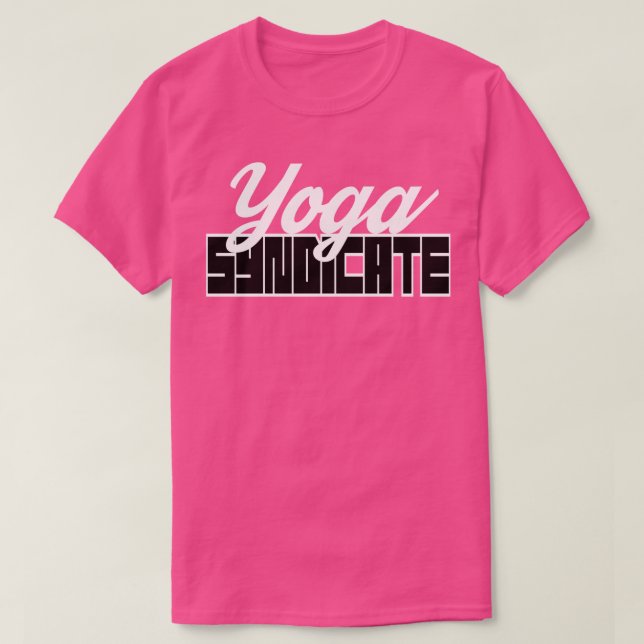Camiseta Sindicato de yoga (Diseño del anverso)