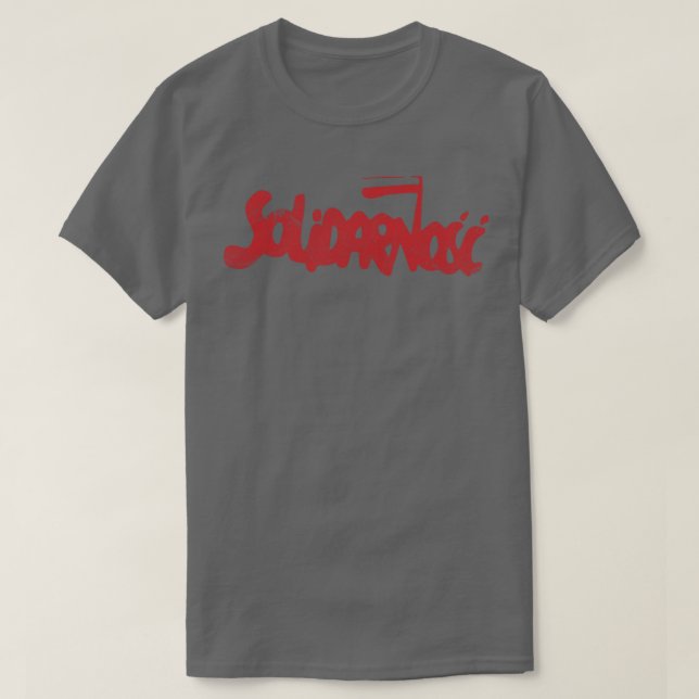 Camiseta Sindicato polaco de Solidarnosc 80 (Diseño del anverso)