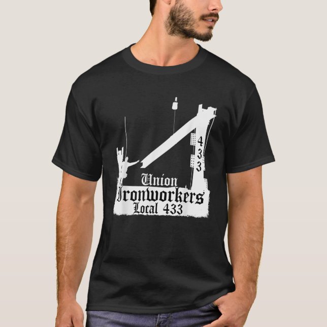Camiseta Sindicatos de Ironworkers Locales 433 LA Los Vegas (Anverso)