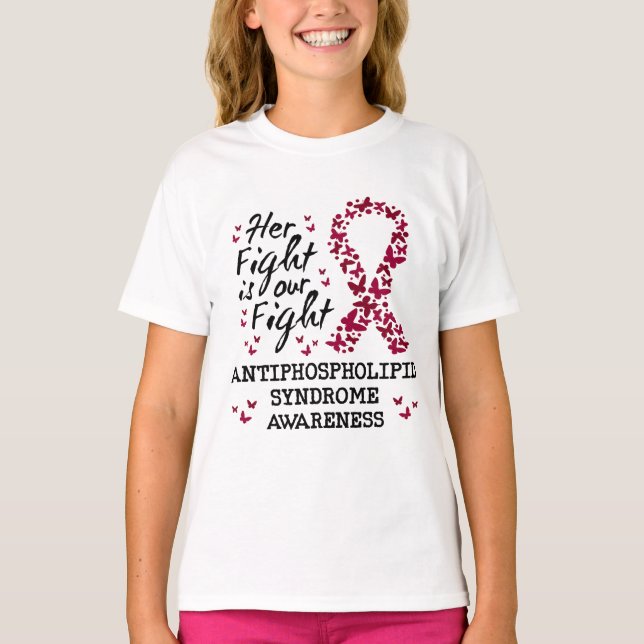 Camiseta Síndrome antifosfolípido Conciencia (Anverso)