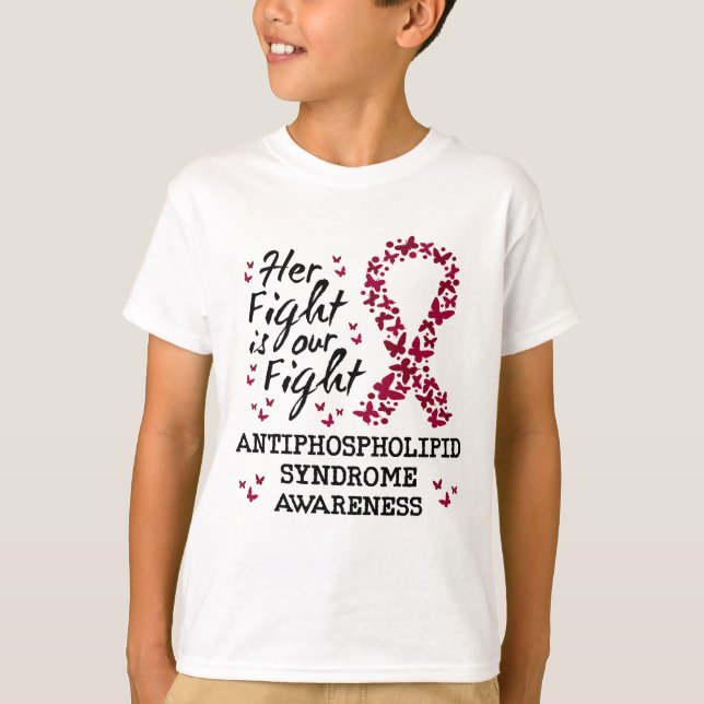 Camiseta Síndrome antifosfolípido Conciencia (Anverso)