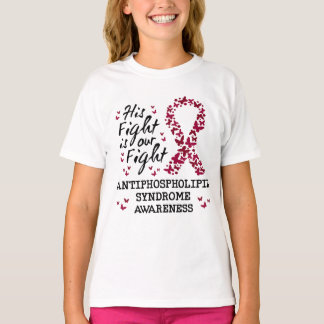 Camiseta Síndrome antifosfolípido Sensibilización, su lucha