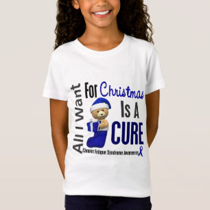 Camiseta Síndrome crónico del cansancio del CFS del navid
