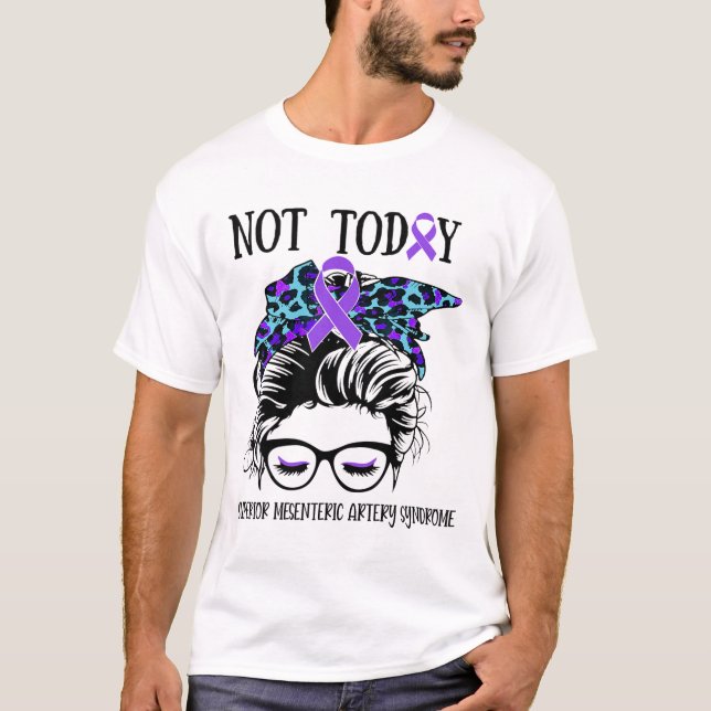 Camiseta Síndrome de Arteria Mesentérica Superior No Hoy Me (Anverso)