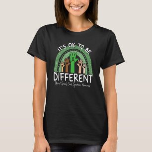 Camiseta Síndrome de Cordón Espinal Teñido Conciencia Lluvi