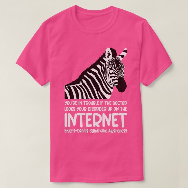 Camiseta Síndrome De Danlos Te Enfrenta Problemas (Diseño del anverso)