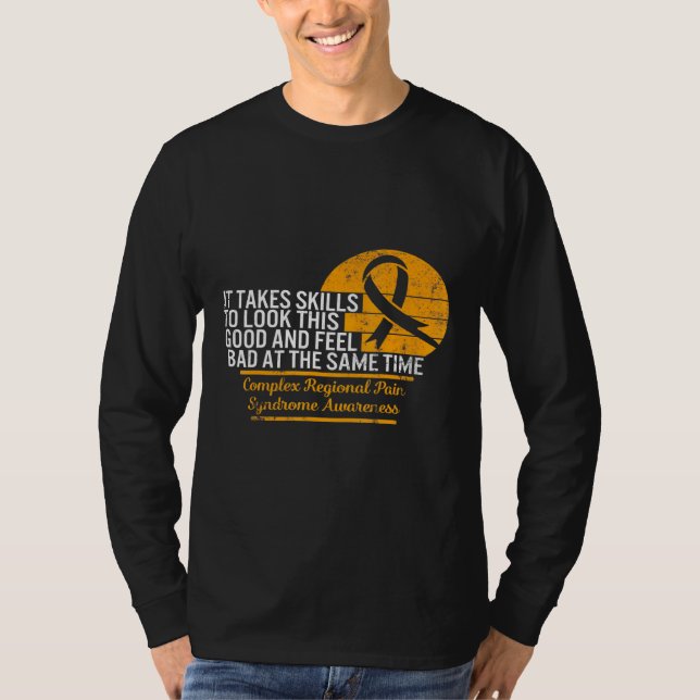 Camiseta Síndrome de Dolor Regional Complejo Conciencia Crp (Anverso)