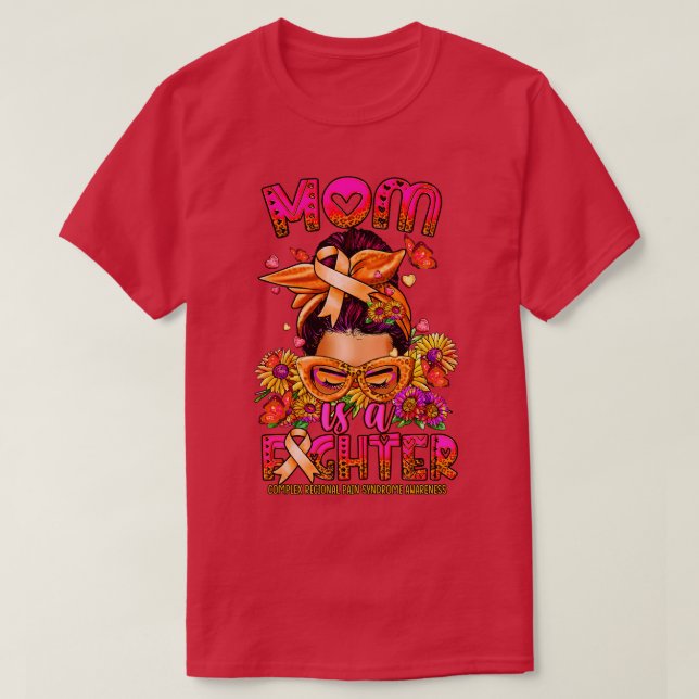 Camiseta Síndrome de Dolor Regional Complejo Concienciación (Diseño del anverso)
