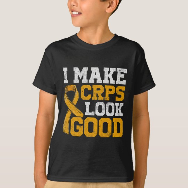 Camiseta Síndrome de Dolor Regional Complejo CRPS Nove de C (Anverso)