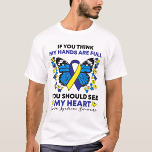 Camiseta Síndrome de Down Conciencia Cinta Mariposa Mamá Sp